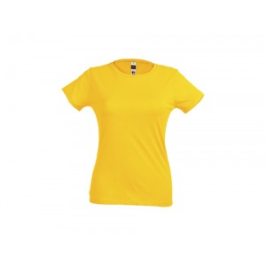 T-SHIRT SRA M/MANGA SOFIA AMARELO